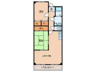 レジデンス佃の間取り