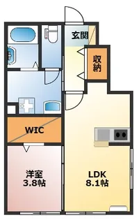 福島県郡山市富久山町久保田字大原【アパート】の間取り