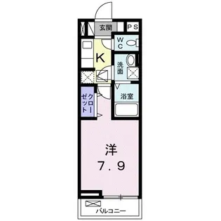 シャイン コート カミサワ【1階】の間取り