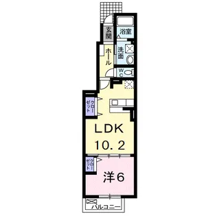 アプローズ【1階】の間取り