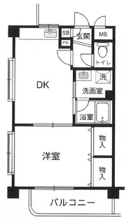 ベルシャンテ西明石II【2階】の間取り