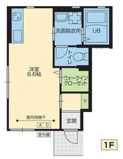レフィナード・さくら 中野町【1階】の間取り