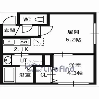 アルページュ【4階】の間取り