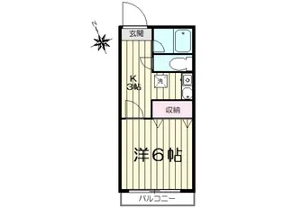 メルビル【2階】の間取り