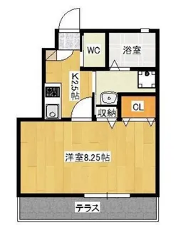 aurora【1階】の間取り