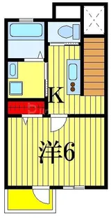 千葉県市川市南八幡4【アパート】の間取り