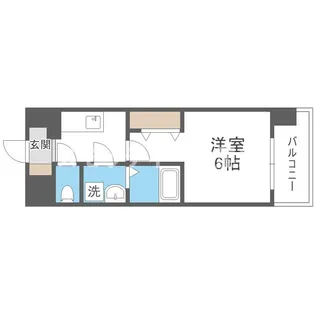 クレアグレイス岸里【8階】の間取り