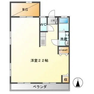 プチハウスIII【2階】の間取り