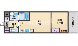 大阪府大阪市阿倍野区昭和町2【マンション】の間取り