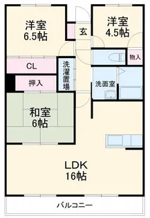 モンソレイユ【3階】の間取り