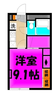 グリーンハイツ【2階】の間取り