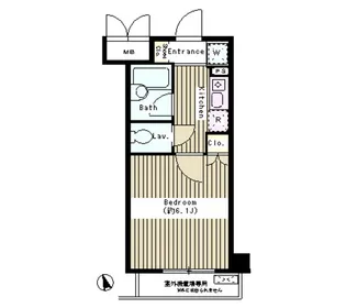 コートブリーズ根津【4階】の間取り