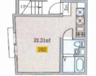 グランツ目黒【1階】の間取り