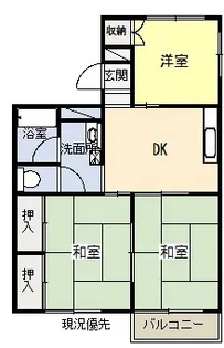 コーポ門脇【1階】の間取り