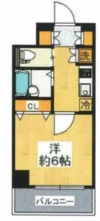 ドルチェ芝浦・ディマーレ【4階】の間取り