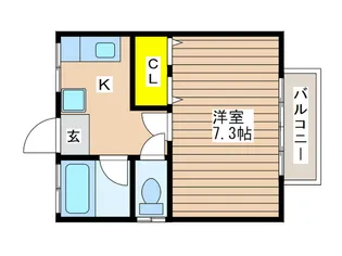 コンフォ-ト第2【1階】の間取り