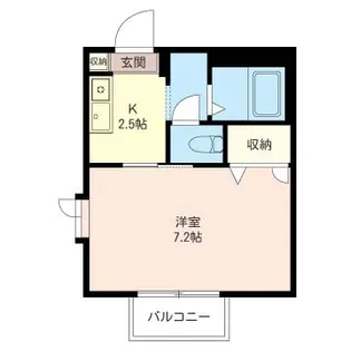 アンビション壱番館【1階】の間取り