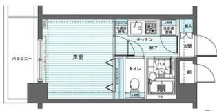 トーシンフェニックス赤坂【7階】の間取り