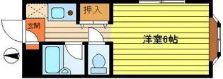 ブルーメ細井【1階】の間取り