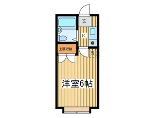 K&M岩戸【1階】の間取り