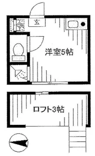 レジデンス池袋【2階】の間取り