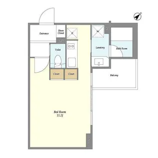 エルスタンザ代々木【2階】の間取り