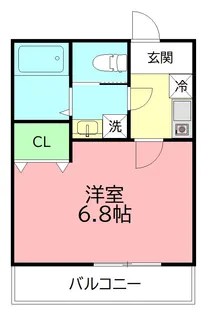 ドミール渋谷【1階】の間取り
