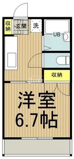 カームハイツ恋ヶ窪II【2階】の間取り