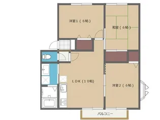 ソレジオM【2階】の間取り