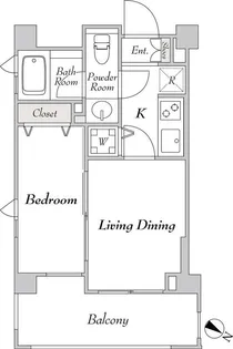 ミリアレジデンス洗足【5階】の間取り
