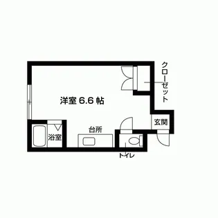 梅ヶ枝マンションII【1階】の間取り