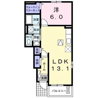 エスポワール【1階】の間取り
