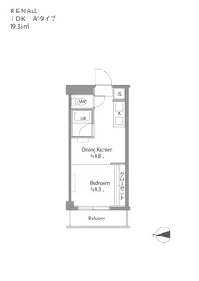 REN永山【3階】の間取り
