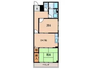 エクセレント松原【2階】の間取り