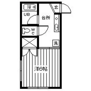 ダイチヒルズ開成【2階】の間取り