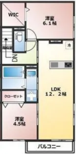 タウンヒル【2階】の間取り