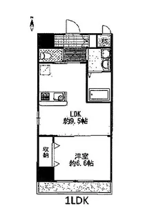 ラ シャンスKanaike【1階】の間取り