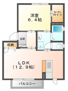 MAST TOWN神戸50 N【2階】の間取り