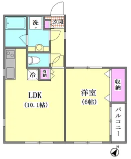 アビタシオンエムズV【3階】の間取り
