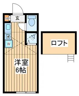 ワイズプレイス東寺尾【2階】の間取り