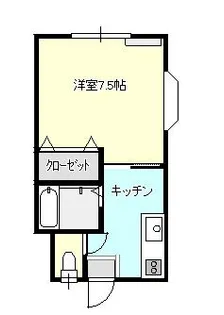 メゾンレオ【1階】の間取り