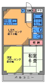 シャトレピース【3階】の間取り