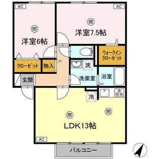 モア・コンフォート【2階】の間取り