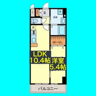 マイアトリア栄【6階】の間取り