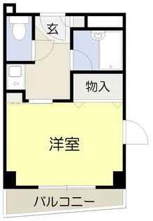 ベルビューレ千里山壱番館【1階】の間取り