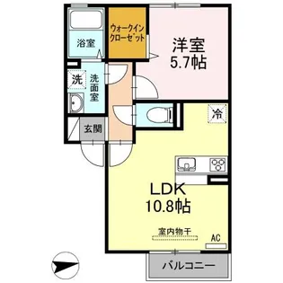 メゾンシャルム春日【2階】の間取り