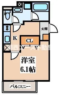 ALEGRIA住道SOUTH【1階】の間取り