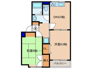 パークサイドBS【1階】の間取り