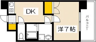 パティオ朋来居【3階】の間取り