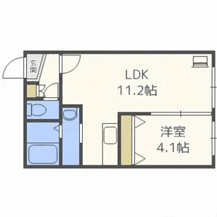 エルシア北2条【3階】の間取り